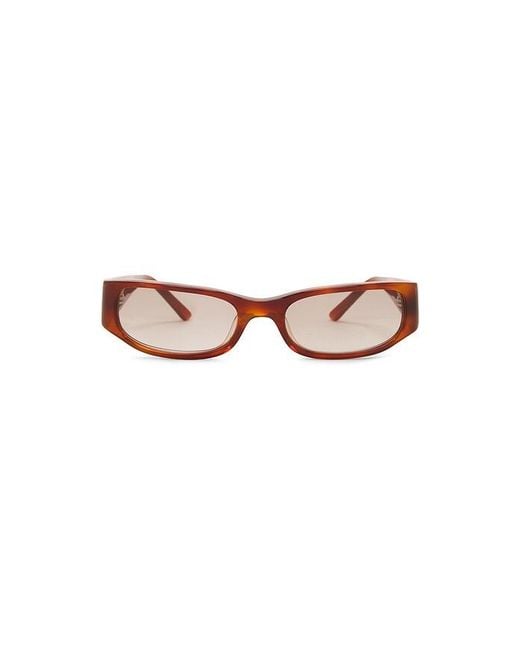 Lu Goldie Brown Vesper Sunglasses