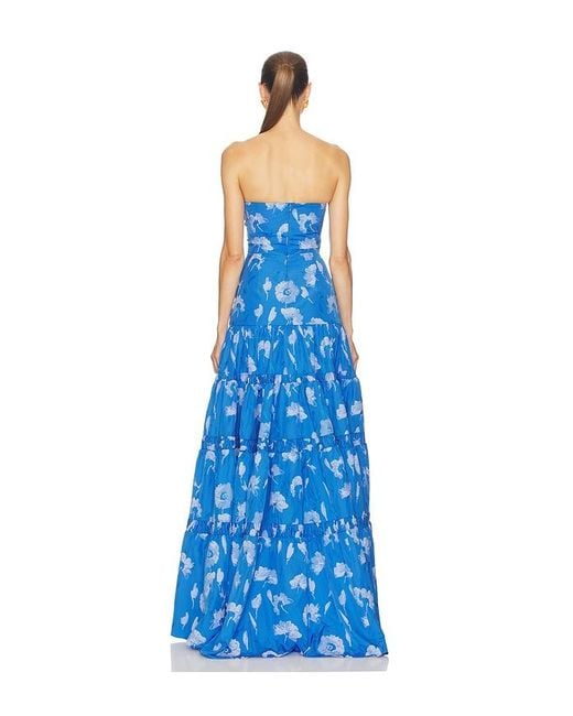 Alexis Blue Lucente Maxi Dress