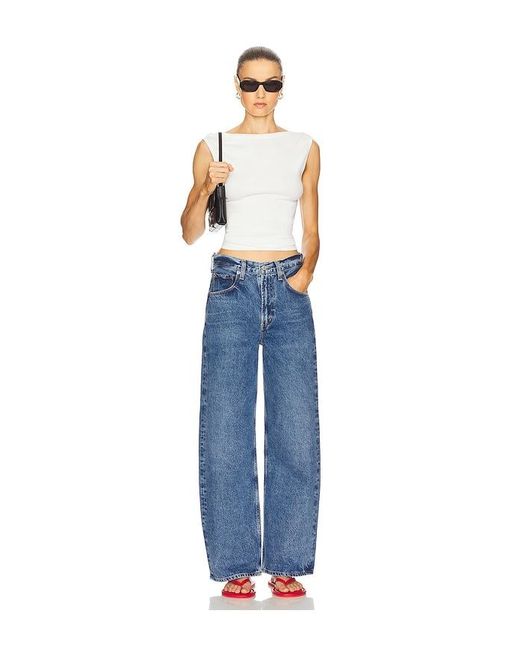 Agolde Blue Low Curve Jeans
