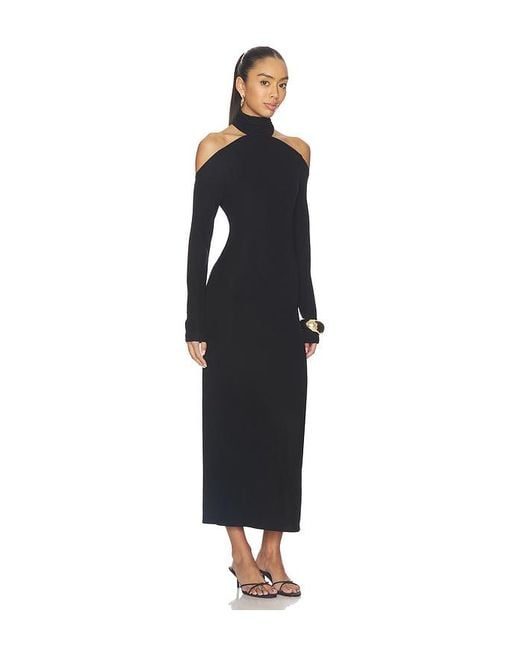 Nbd Black Lyra Maxi Dress