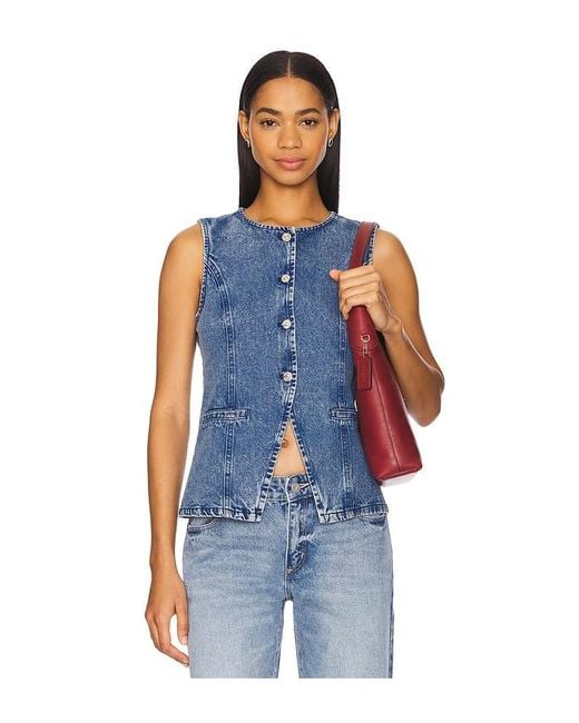 Steve Madden Blue Oberteil Wesley