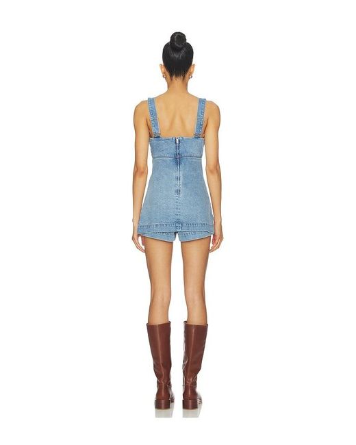 Show Me Your Mumu Blue Rio Romper