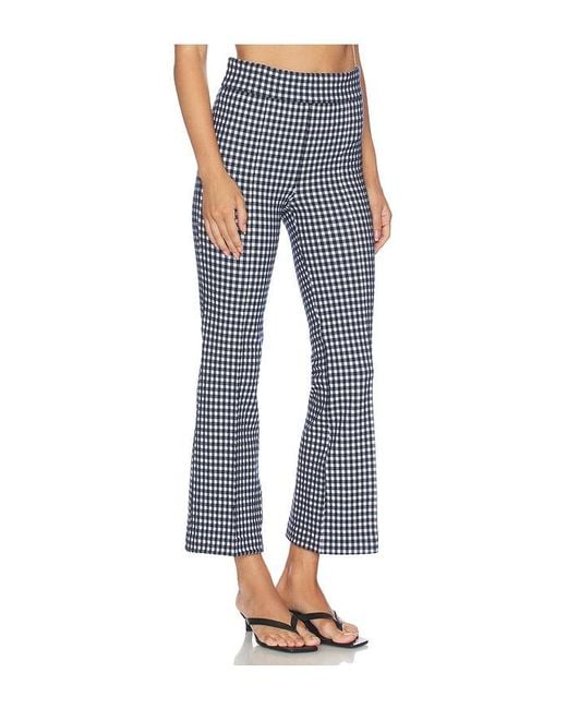 Spanx Blue Pintuck Kick Flare Pant