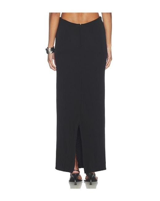 Paris Georgia Black Half Moon Skirt