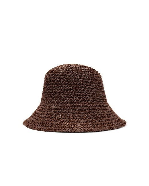 L*Space Brown Sabina Hat