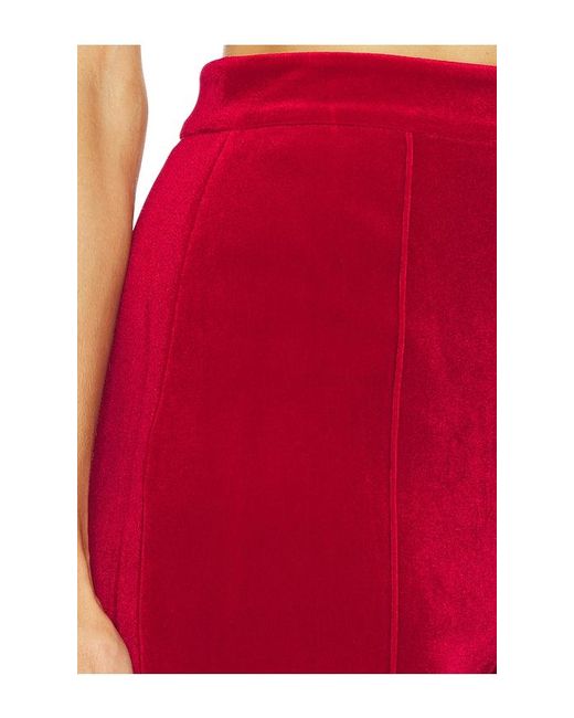 Nadine Merabi Red Beatrice Trousers