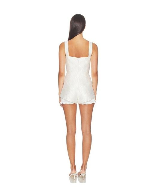 Amanda Uprichard White Giulia Romper