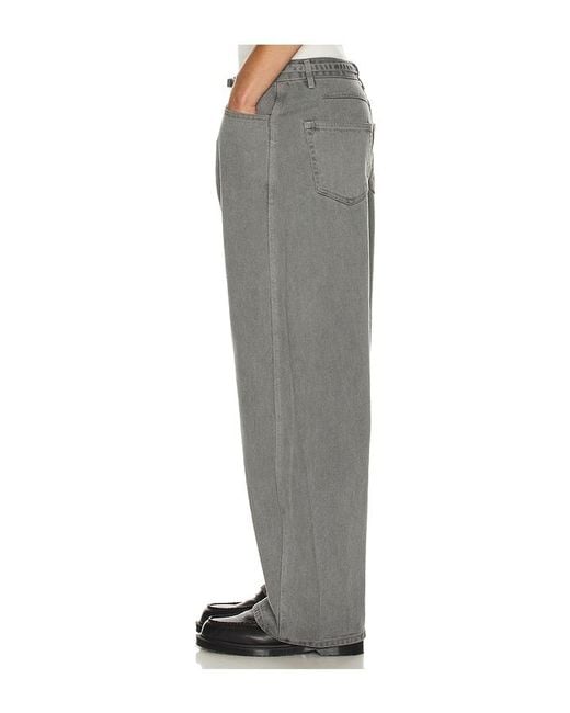 LE17SEPTEMBRE Gray Garment Dyed Curved Jeans for men