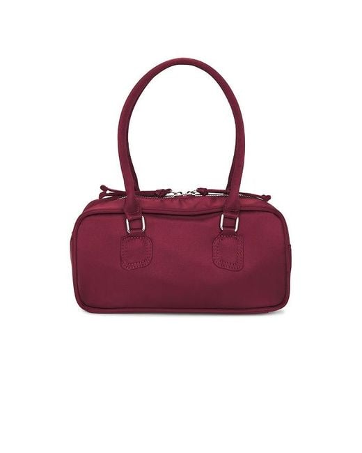 Damson Madder Red Benny Mini Bowler Bag