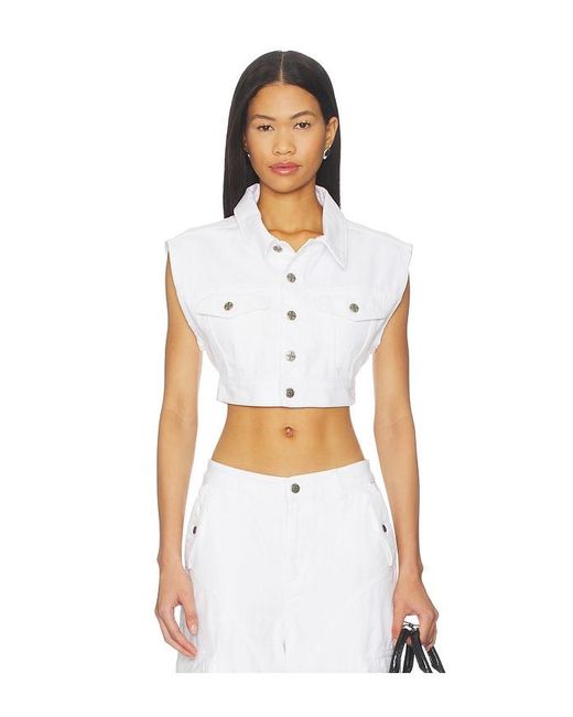 Ksubi White Trucker Vest