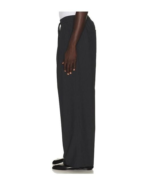 Fear Of God Black Pleat Front Drawstring Pant for men