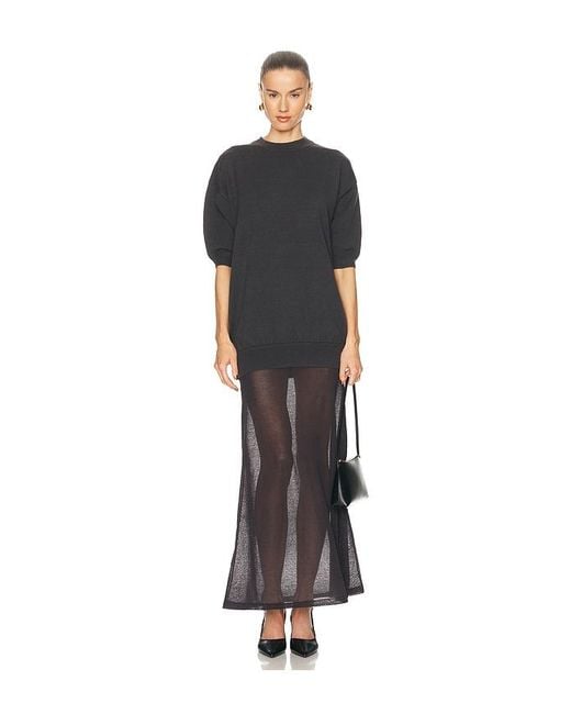 SER.O.YA Black Arwen Knit Maxi Dress