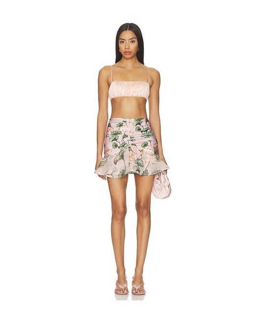 PATBO Natural Lotus Mini Skirt