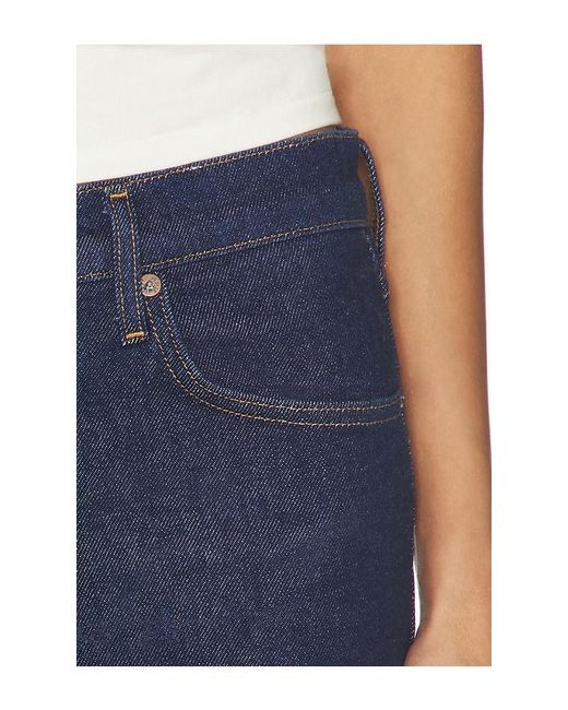 Agolde Blue Cocktail Low Rise Ankle Slim Jeans