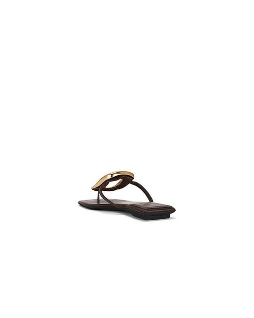 Jeffrey Campbell Black Linques 2 Flat Sandal