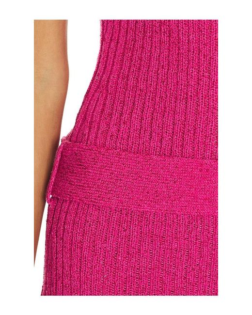 Asta Resort Pink Ana Belted Mini Dress