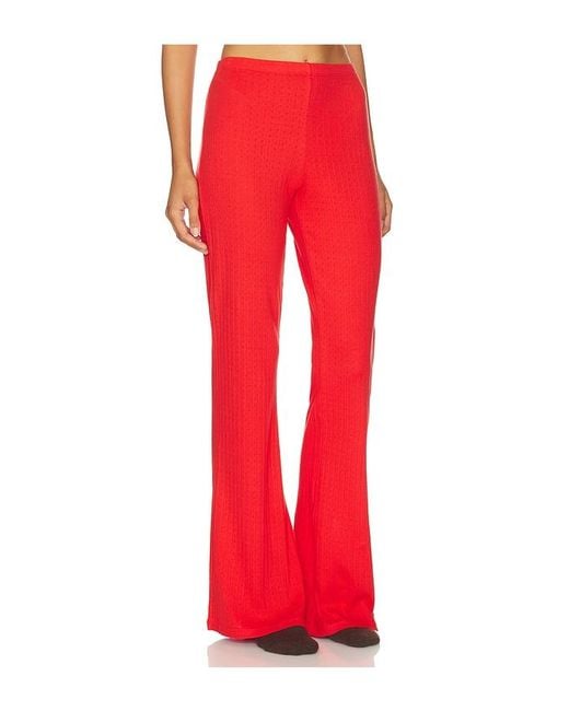 WellBeing + BeingWell Red Shaw Pant