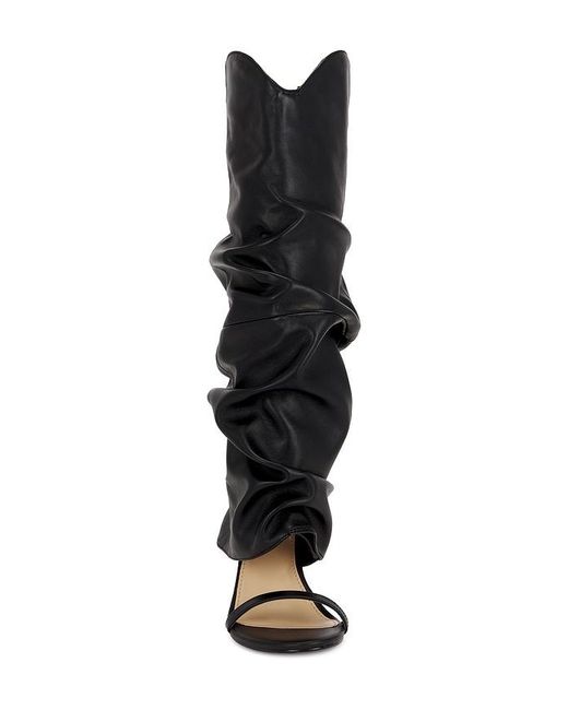 Steve Madden Black Ravine Heeled Boot