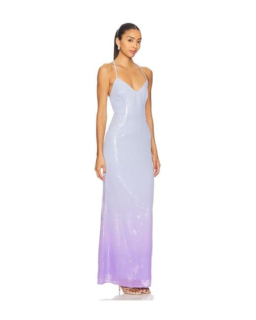 Runaway the Label Purple Niyah Maxi Dress