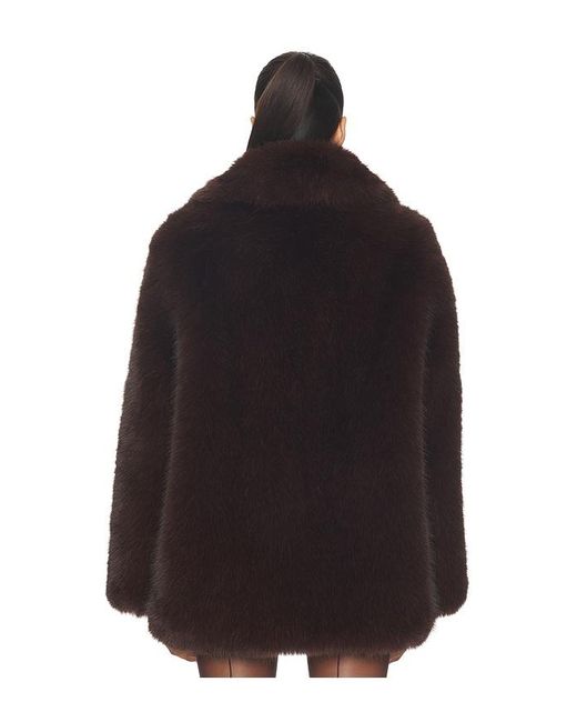 L'academie Black 'Academie Gamine Faux Fur Jacket