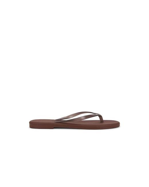 TKEES Brown Aqua Flip Flops
