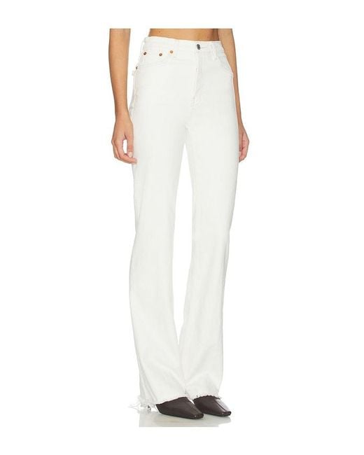 Re/done White 70S Bootcut Jean