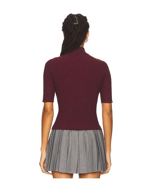 retroféte Purple Roselyn Knit Top