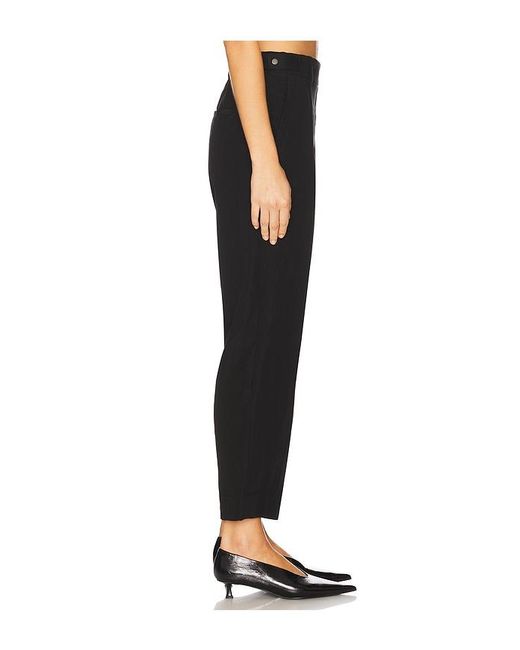 Vince Black Mid Rise Utility Tab Easy Pull On Pant