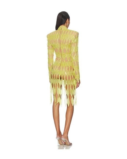 The Dolls House Yellow Harlequin Romper