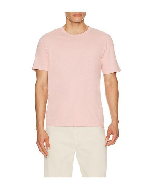 Theory Pink Essential Tee for men