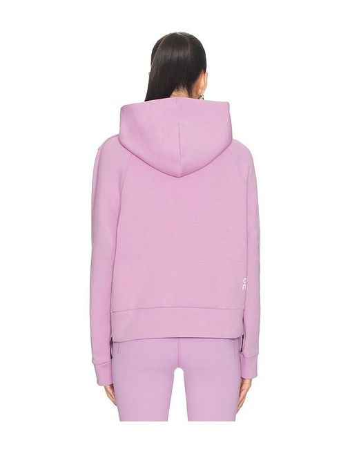 On Shoes Pink Focus Tech Hoodie