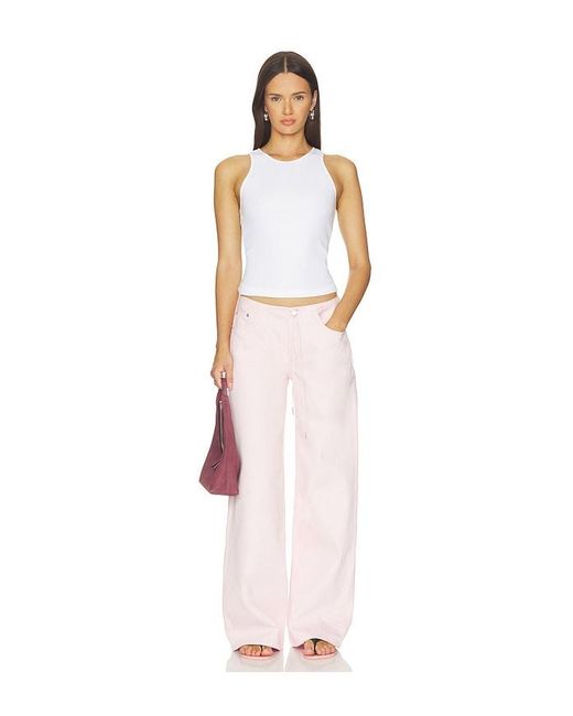 Still Here Pink Cool Wide Leg Jeans