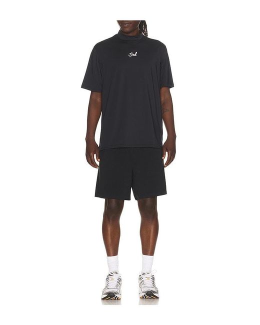 BAD BIRDIE Black Bad Elements Mock Neck for men