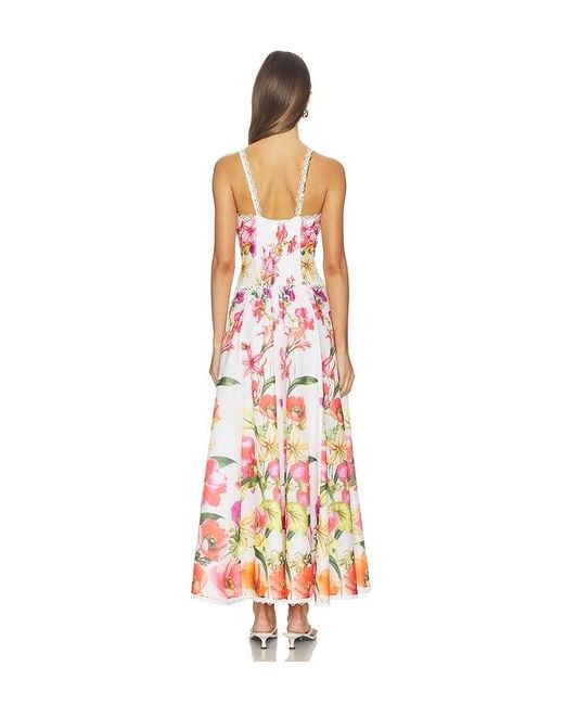 Charo Ruiz White Solara Long Dress