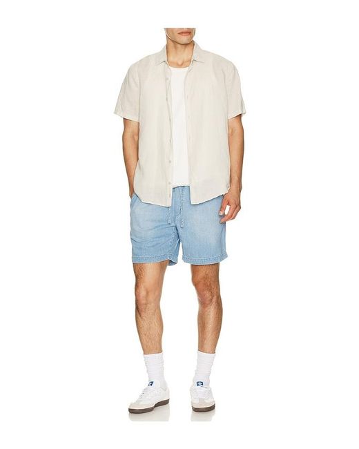 Marine Layer Blue Saturday Denim 6 Short for men