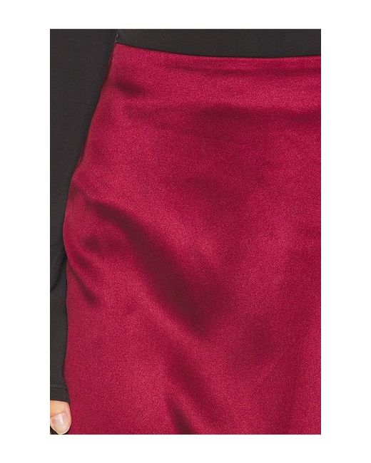 Line & Dot Red Allina Skirt