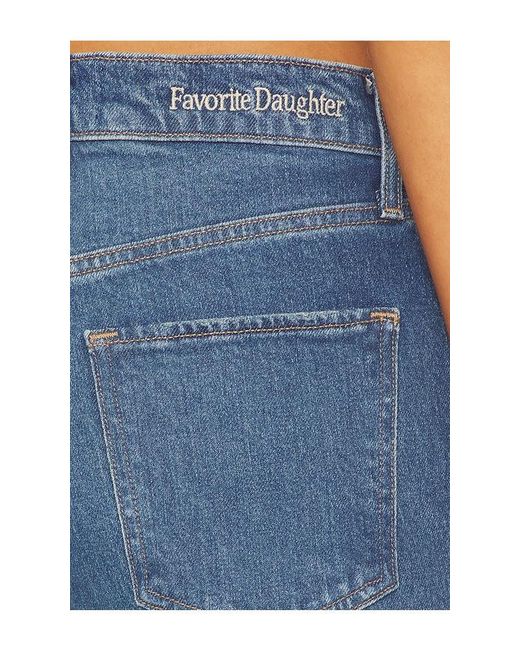 FAVORITE DAUGHTER Blue Valentina Straight Leg