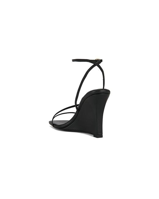 Jeffrey Campbell Black Highlight Wedge Sandal