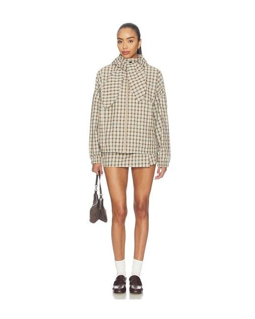 Sandy Liang Brown Pomme Skort