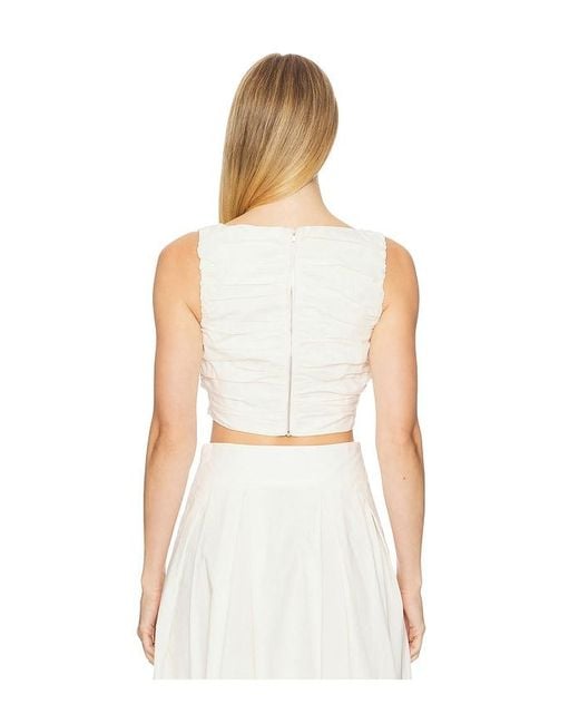 Camila Coelho White Maisy Top
