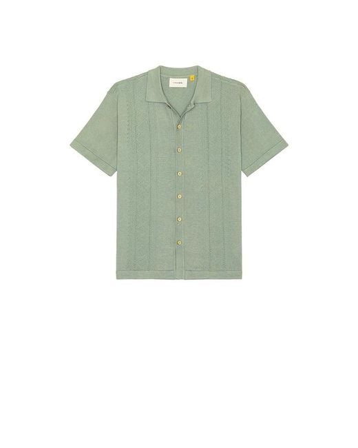 Critical Slide Green Trader Knit Shirt for men