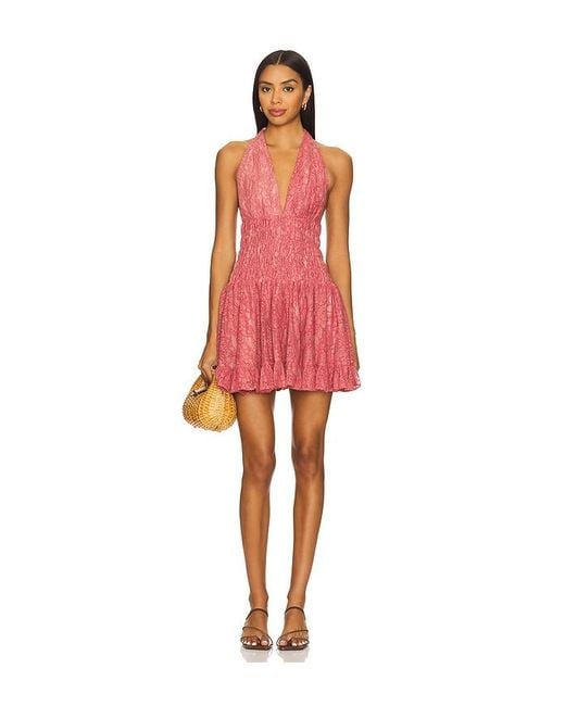 Vestido Jada En Color Mauve Talla (También En M, S, Xl, Xs) Tularosa de color Red