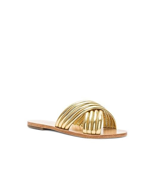 Raye Metallic Ziggy Sandal