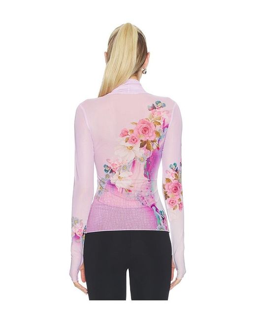 AFRM Pink Zadie Top
