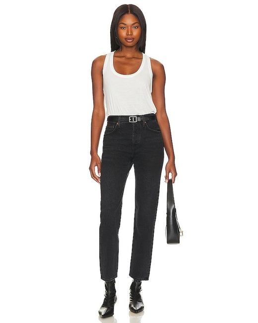 Agolde Black Parker Long Jeans