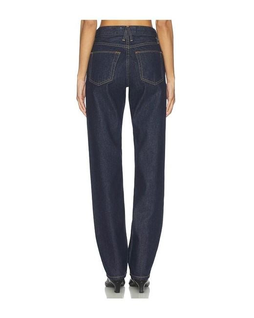 SLVRLAKE Denim Blue Pheonix Relaxed Straight Jeans