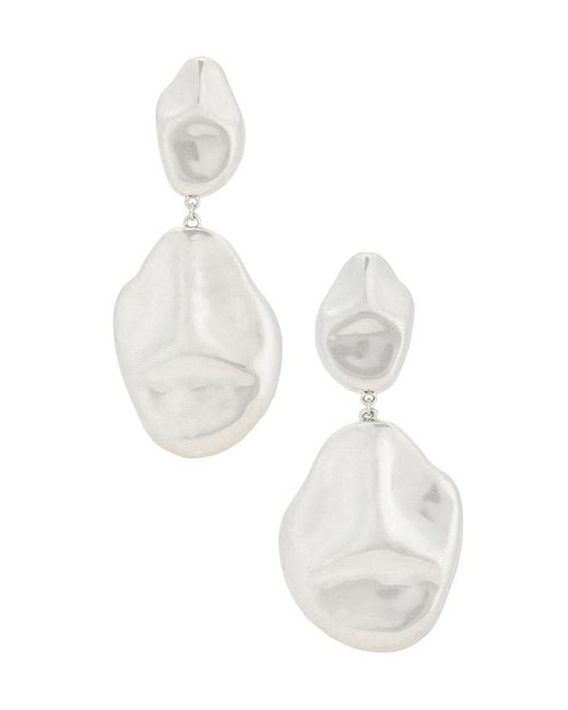 Cult Gaia White Ohrring Dunia