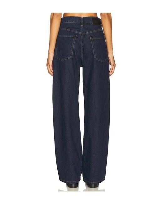 DL1961 Blue Taylor Ultra High Relaxed Rise Barrel Jeans