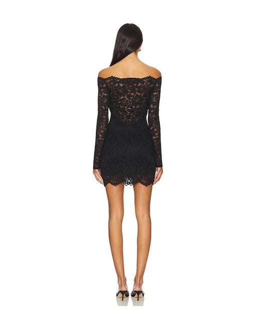 House of Harlow 1960 Black X Revolve Romy Mini Dress