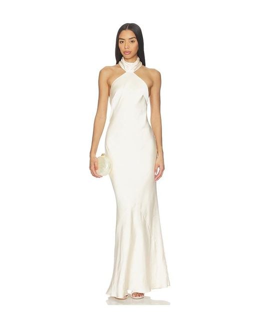 Lovers + Friends White Hana Gown